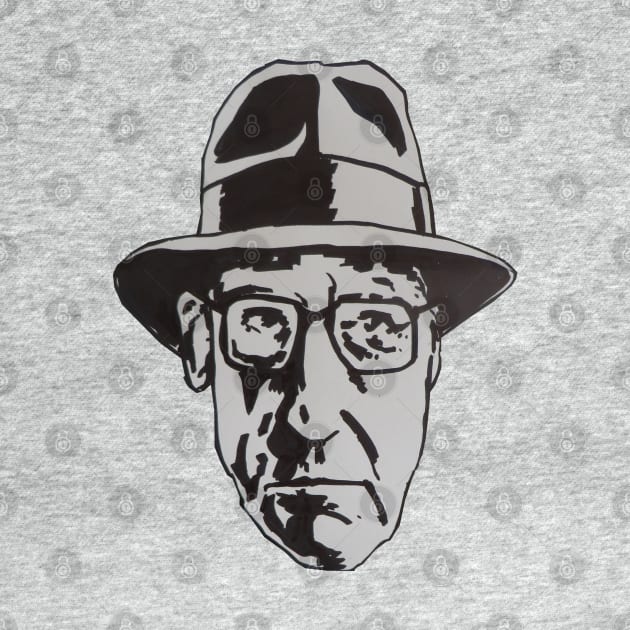 William S.Burroughs (1st version) by AndersHoberg